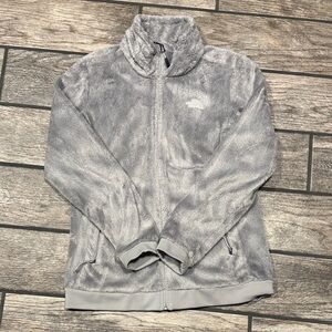 The North Face women’s size large light silver grey Fleece Jacket
